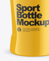 Glossy Sport Bottle Mockup