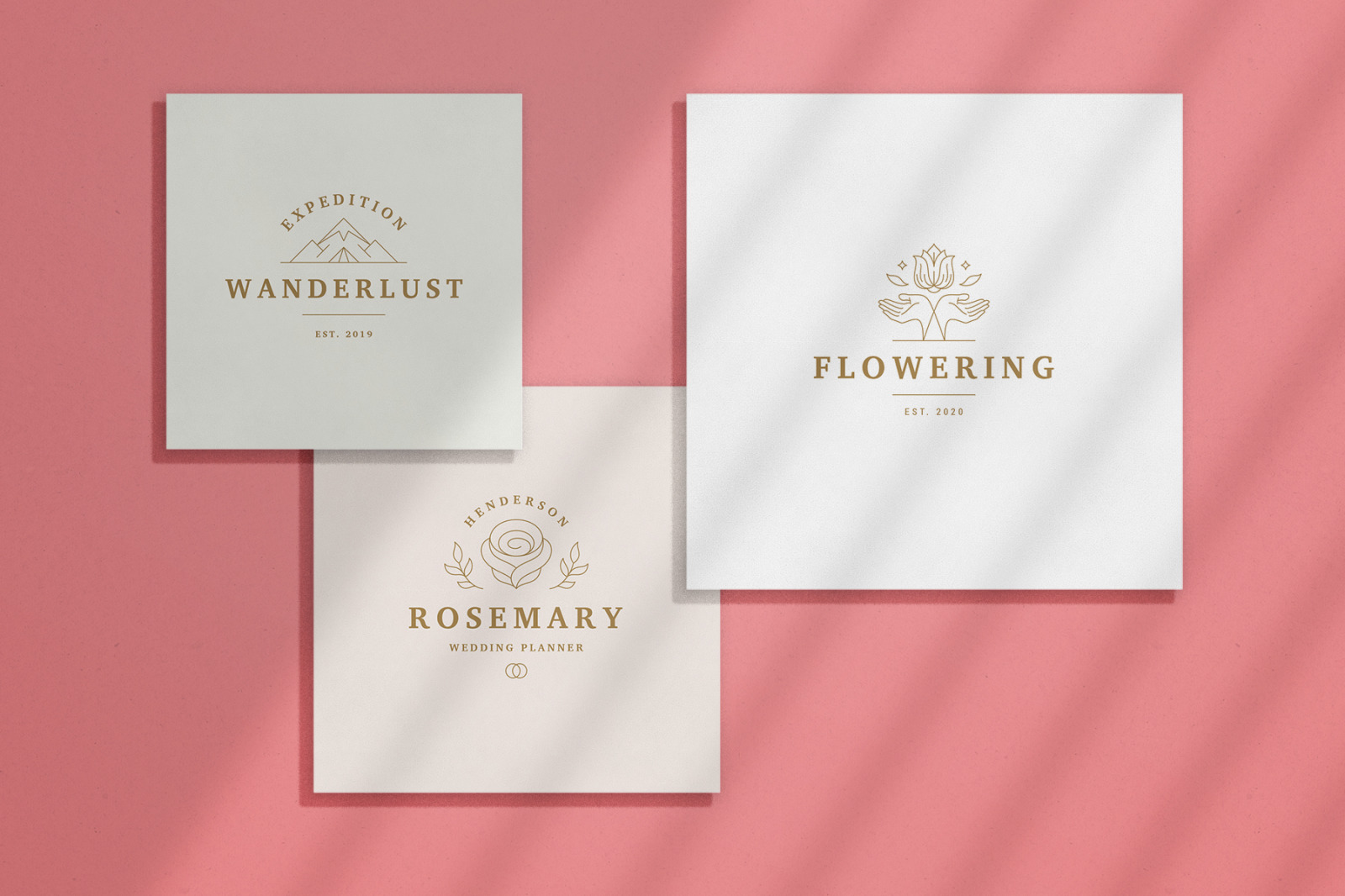 Elegant Line Logos Bundle