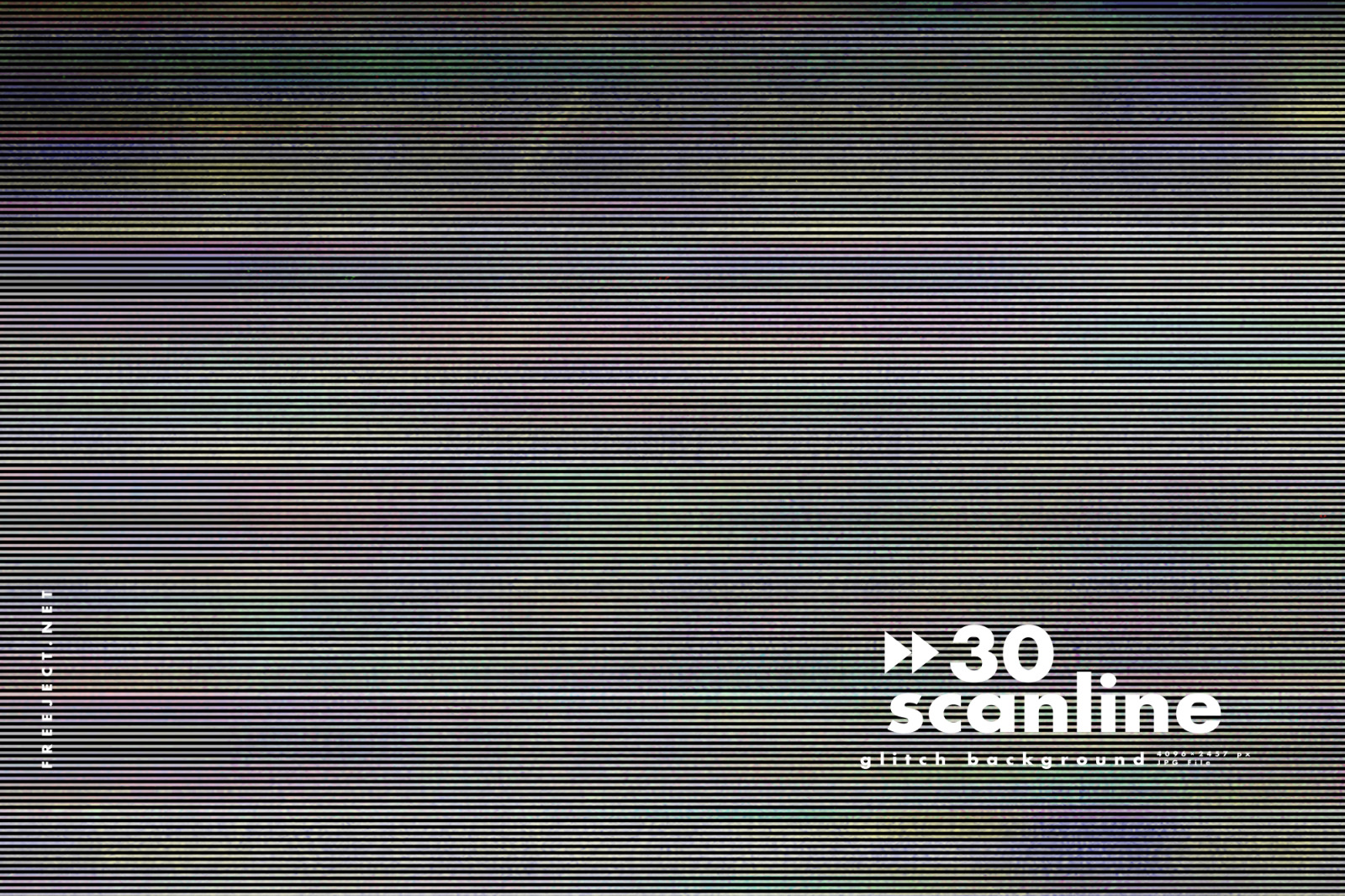 30 Scan lines Glitch Background