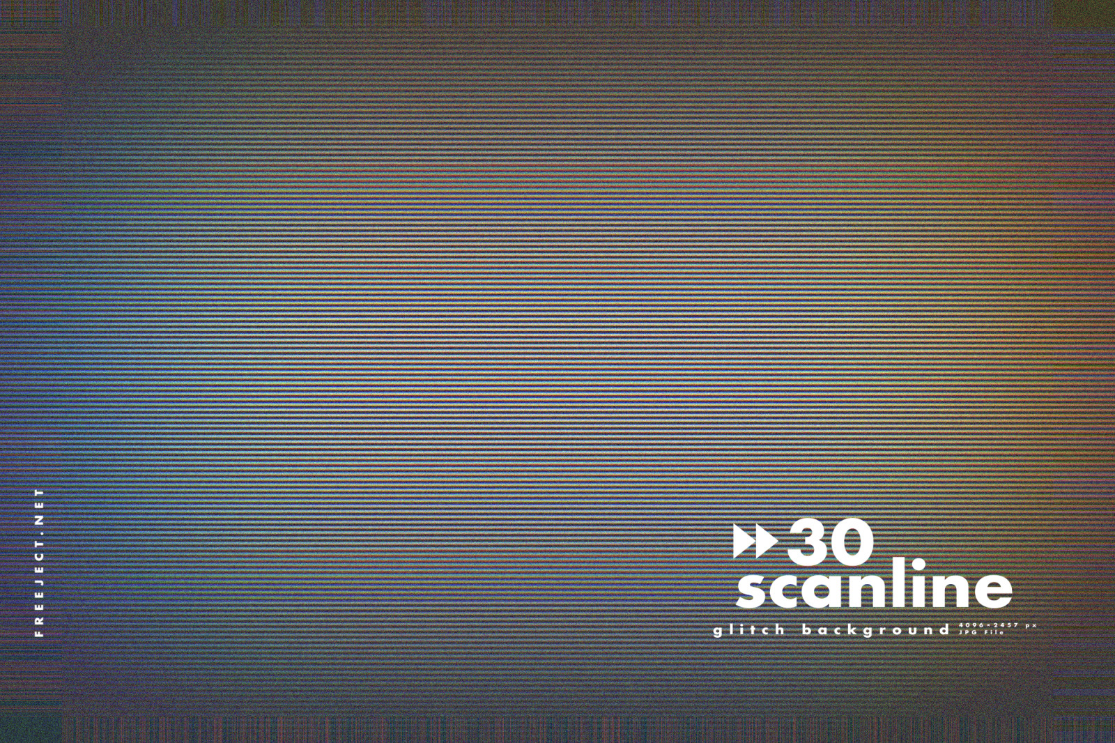 30 Scan lines Glitch Background