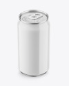 Metallic Drink Can With Glossy Finish Mockup