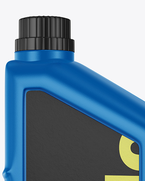 Glossy Motor Oil Bottle Mockup