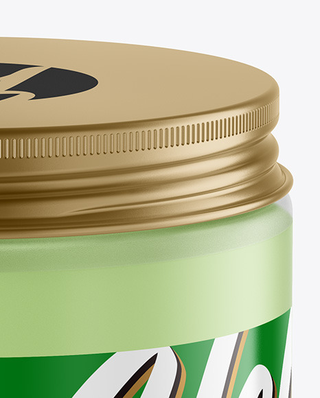 Frosted Plastic Jar Mockup