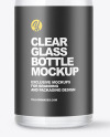 Clear Glass Bottle Mockup