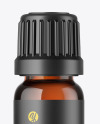 Amber Glass Bottle Mockup