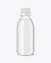 Clear Glass Bottle Mockup