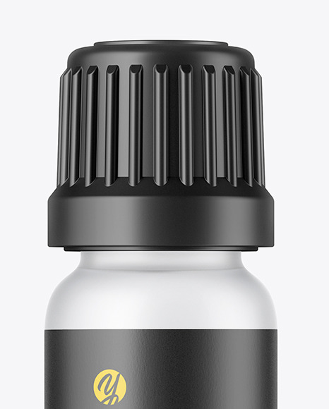Frosted Glass Bottle Mockup