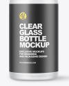 Frosted Glass Bottle Mockup