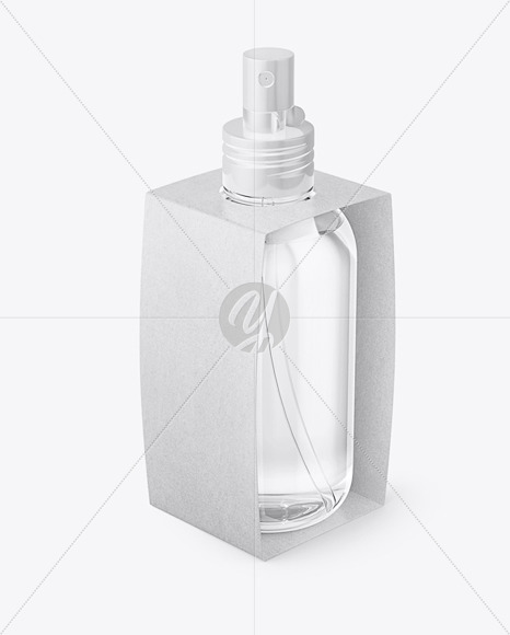 Sprayer Bottle Kraft Paper Pack - Half Side View