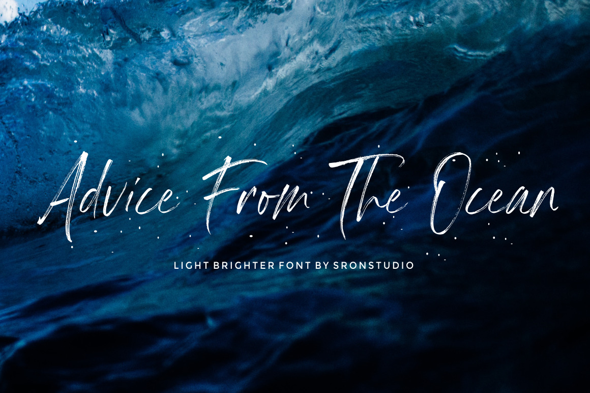 Light Brighter - Handbrush Font Light Brighter - Handbrush Font