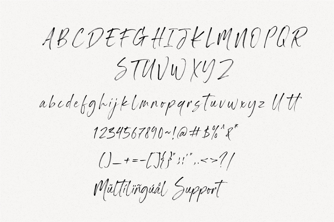 Light Brighter - Handbrush Font Light Brighter - Handbrush Font