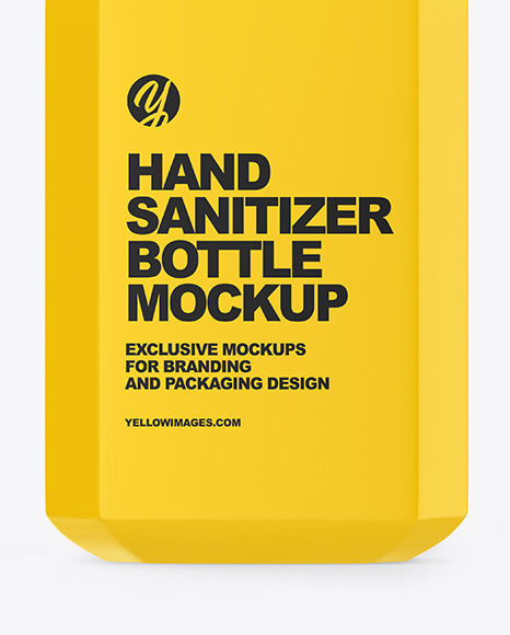 Hand Sanitizer Bottle Mockup