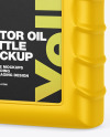 Matte Motor Oil Bottle Mockup