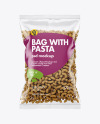 Whole Wheat Chifferini Rigati Pasta Bag Mockup