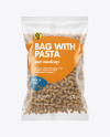 Whole Wheat Chifferini Rigati Pasta Matte Bag Mockup