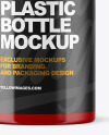 Glossy Plastic Bottle Mockup