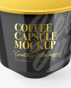 Glossy Coffee Capsule Mockup