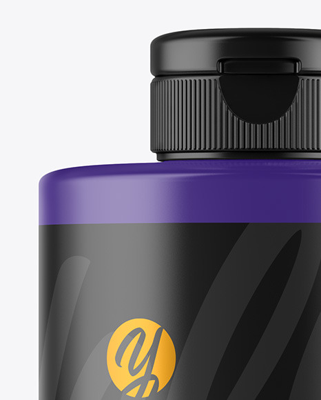 Matte Plastic Bottle Mockup