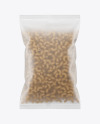 Whole Wheat Chifferini Rigati Pasta Frosted Bag Mockup