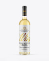 Clear Glass White Wine Bottle Mockup Clear Glass White Wine Bottle Mockup