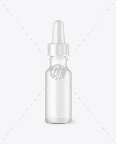 Frosted Dropper Bottle Mockup