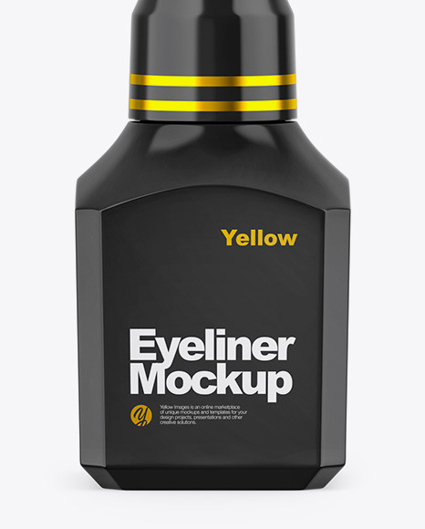 Glossy Eyeliner Tube Mockup