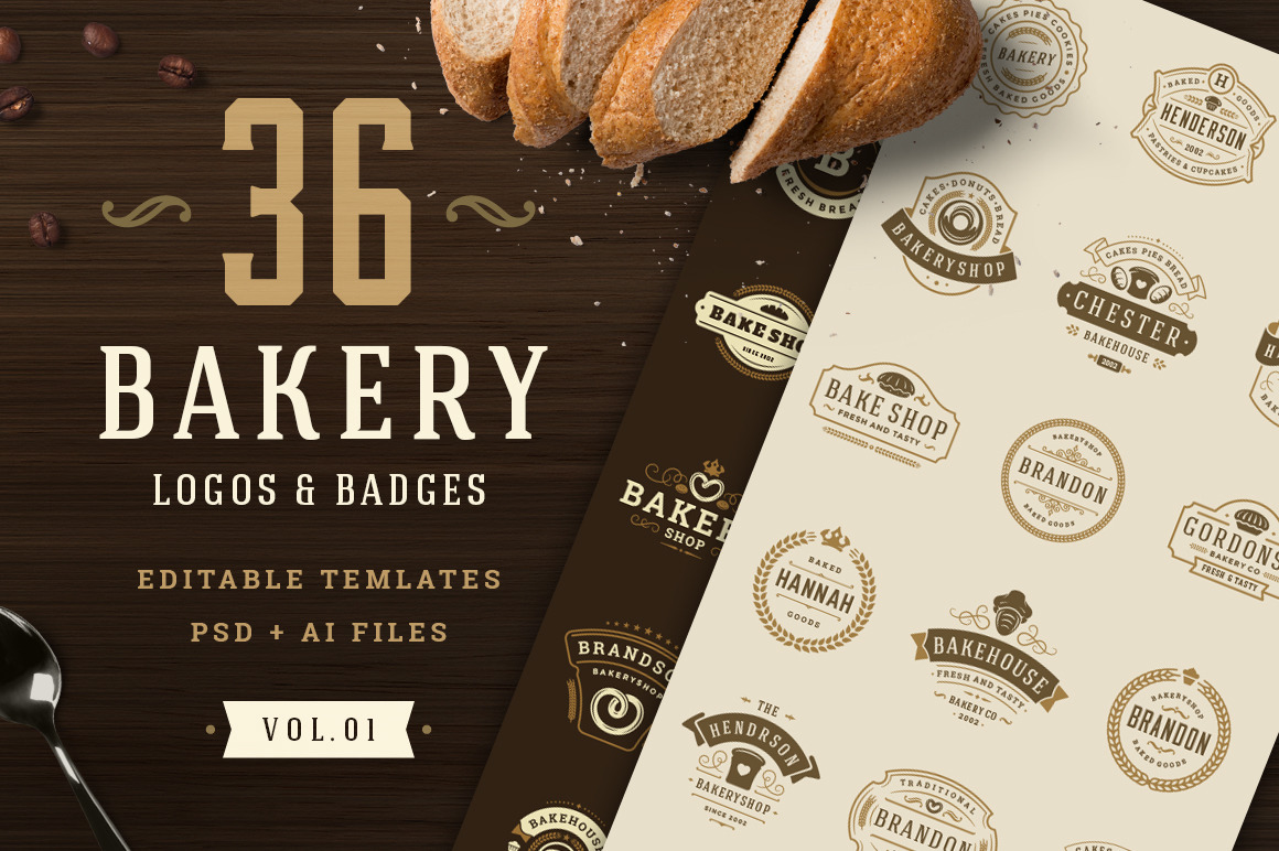 Bakery Logos and Badges Bakery Logos and Badges