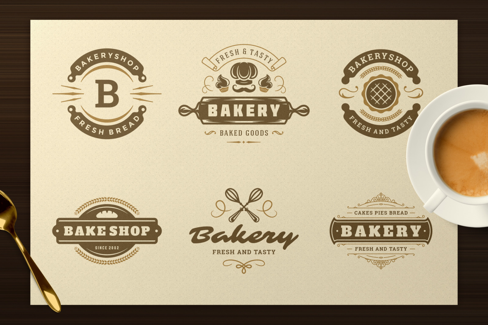 Bakery Logos and Badges