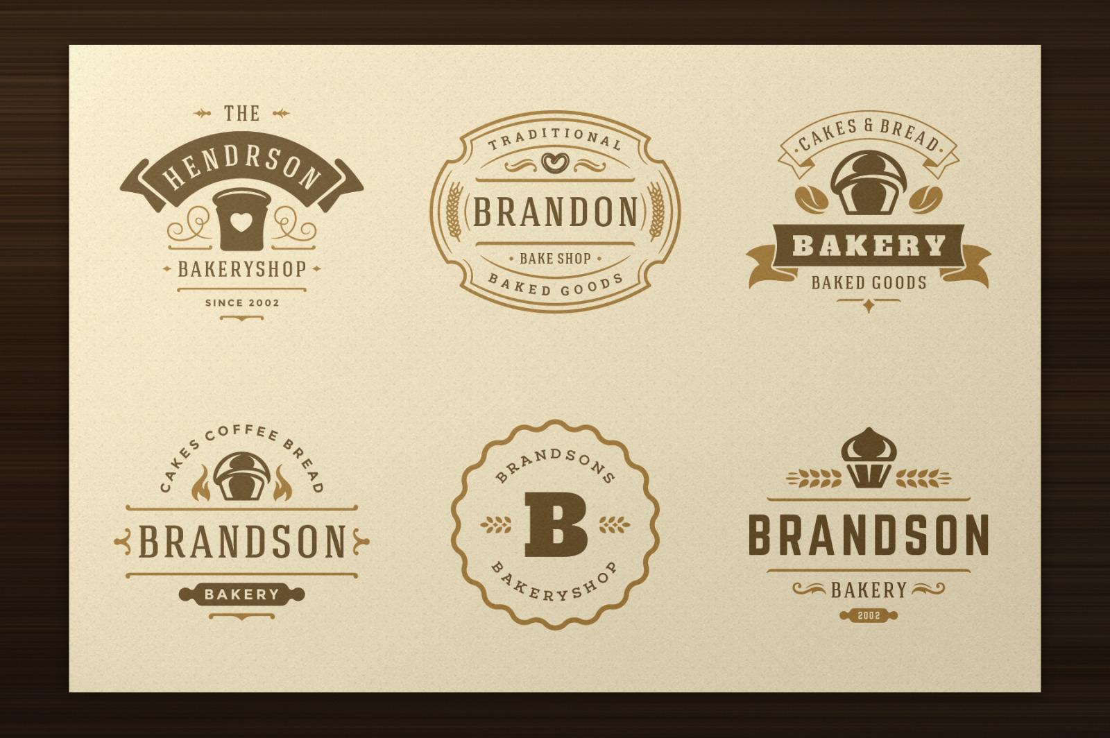 Bakery Logos and Badges