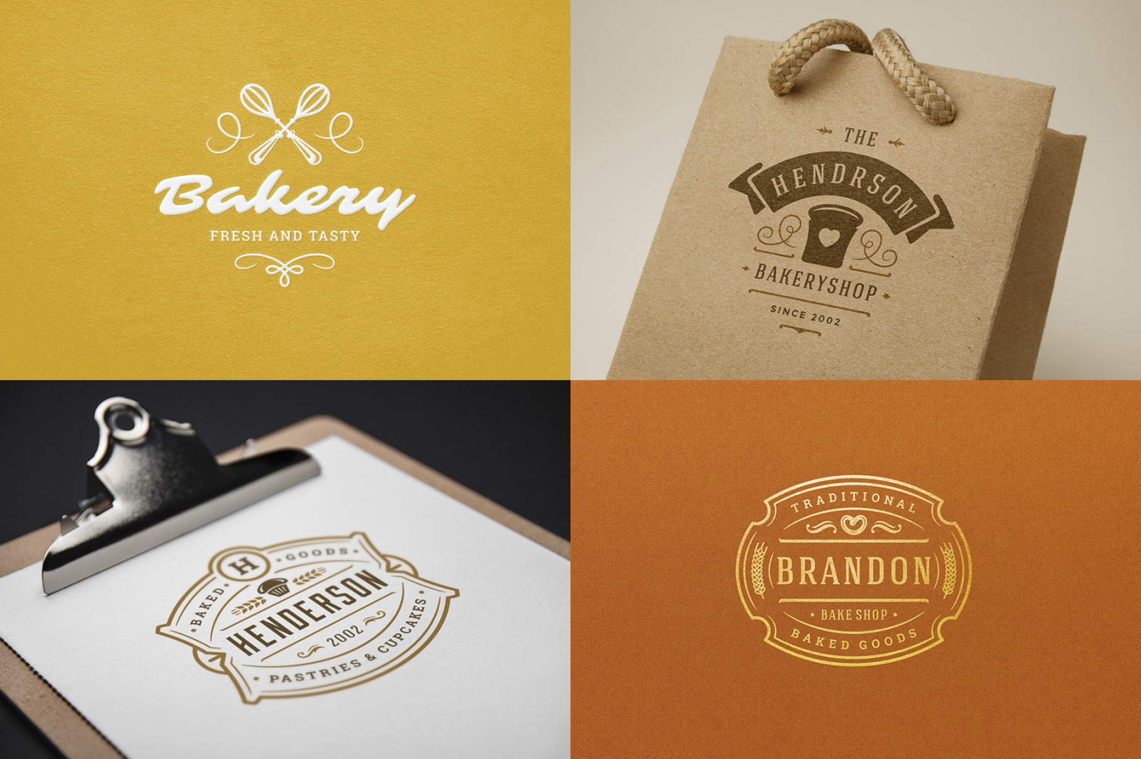 Bakery Logos and Badges