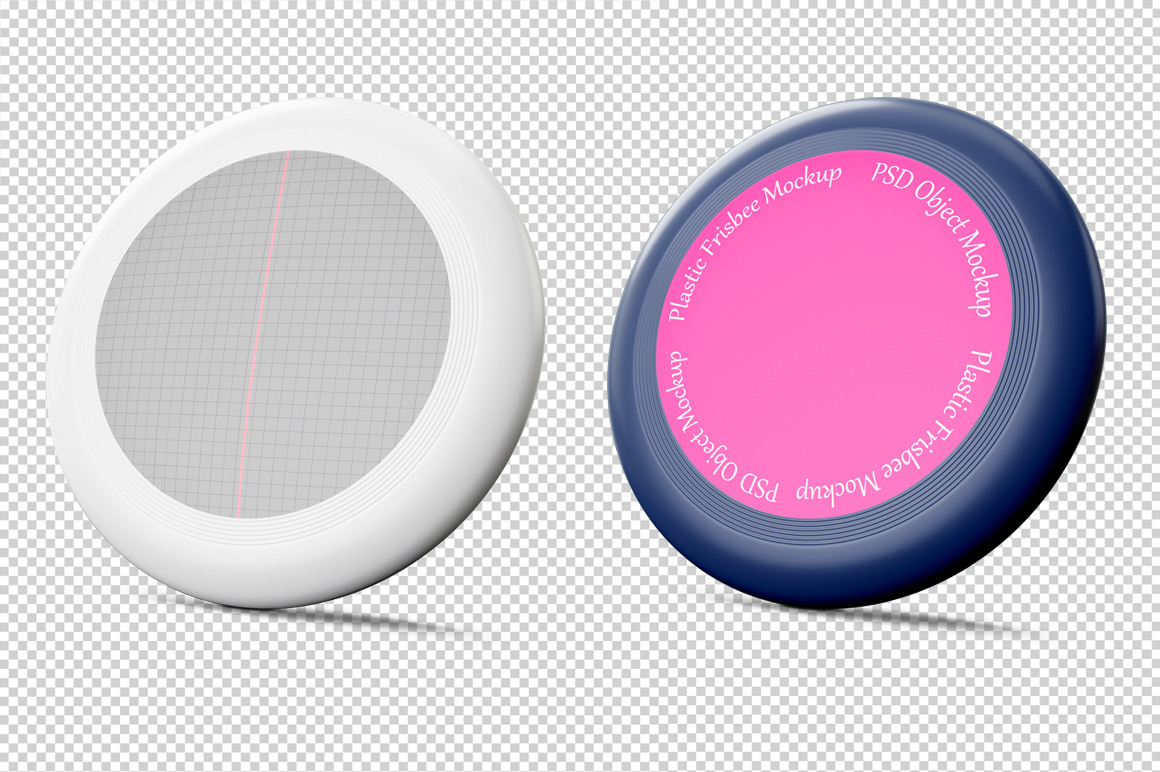 Plastic Frisbee Mockup