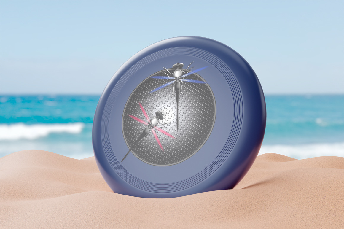 Plastic Frisbee Mockup