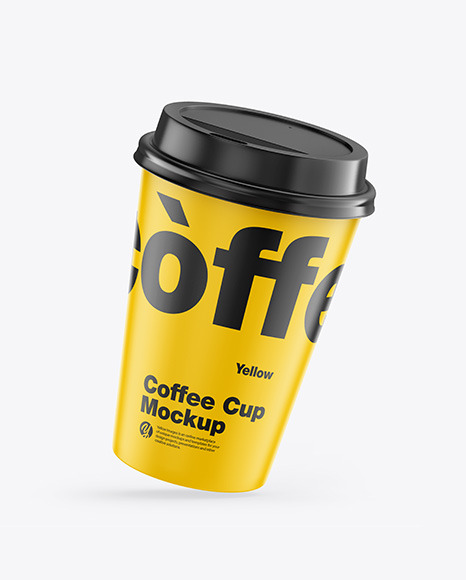 Matte Coffee Cup Mockup