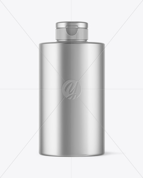 Metallic Bottle Mockup