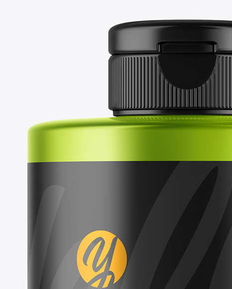 Metallic Bottle Mockup