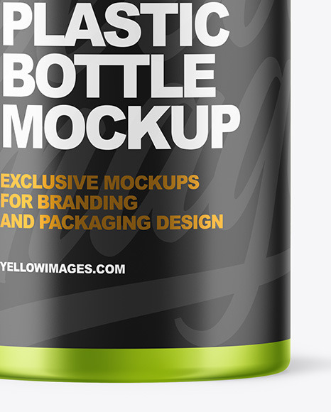 Metallic Bottle Mockup