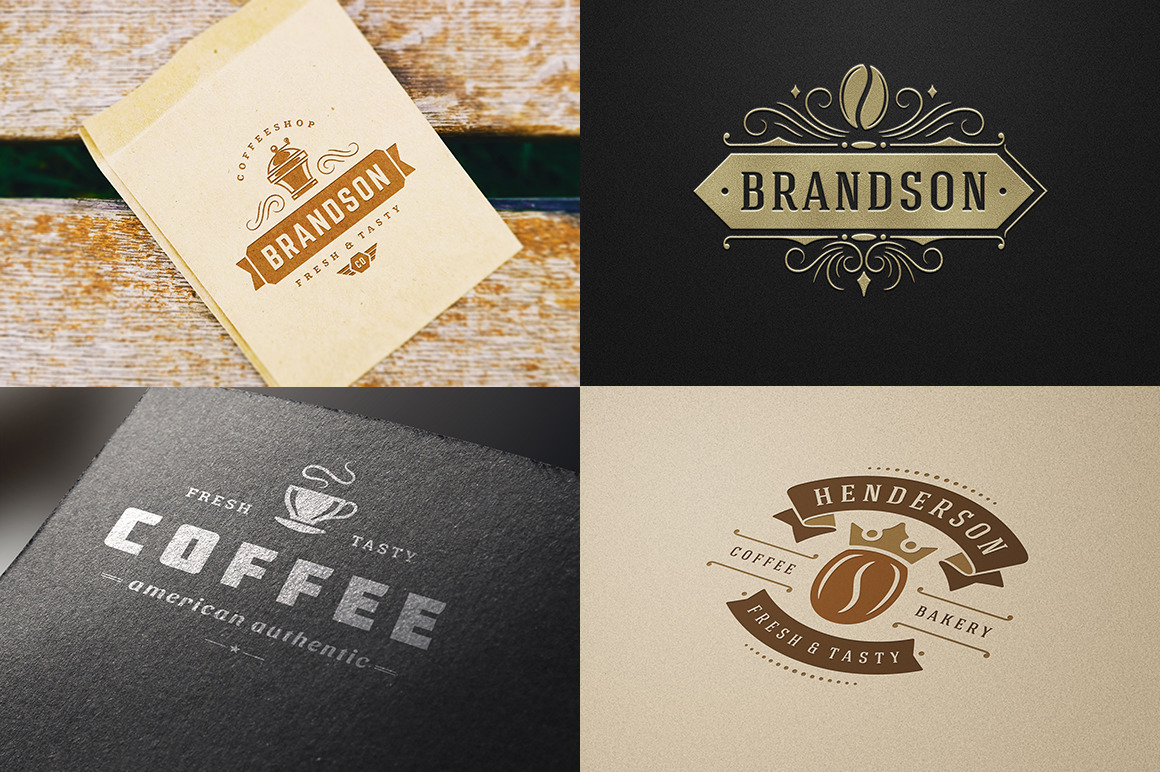 36 Coffee Logos and Badges