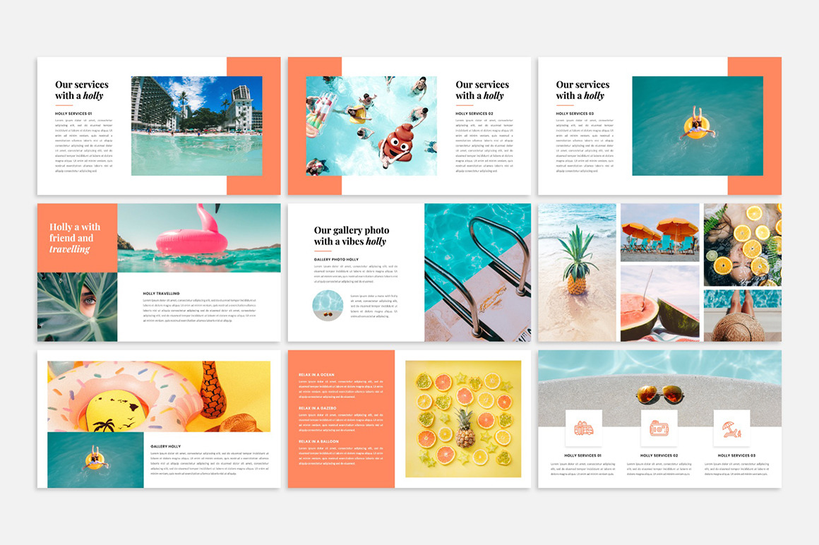 Holly - Vibes Powerpoint Template Holly - Vibes Powerpoint Template