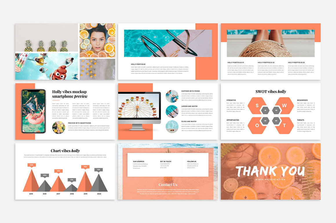 Holly - Vibes Powerpoint Template Holly - Vibes Powerpoint Template