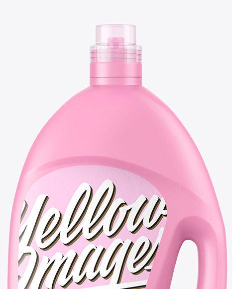 Matte Detergent Bottle Mockup