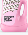 Matte Detergent Bottle Mockup