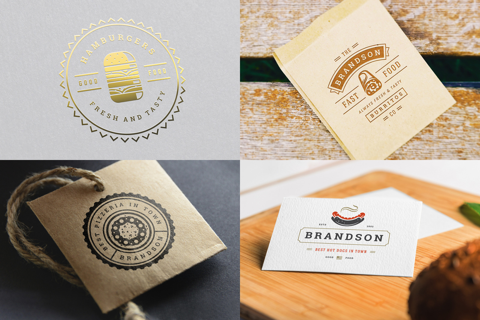 36 Fast Food Logos and Badges 36 Fast Food Logos and Badges