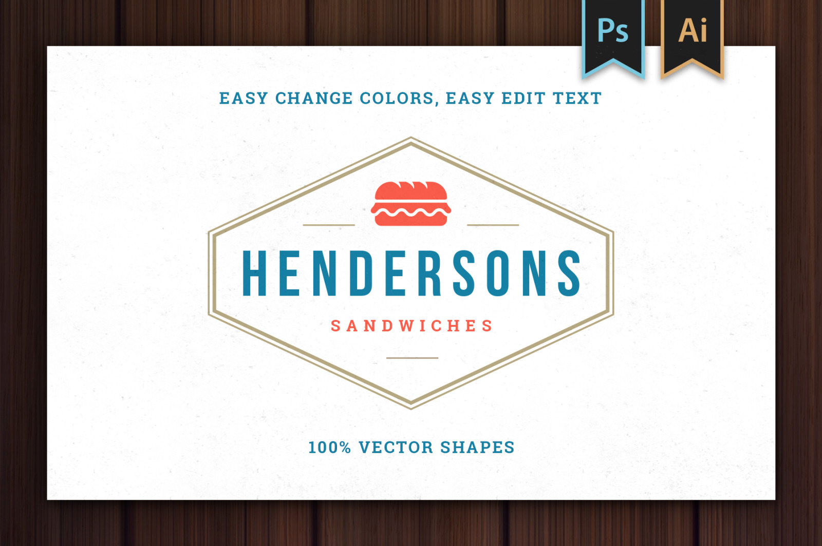 36 Fast Food Logos and Badges