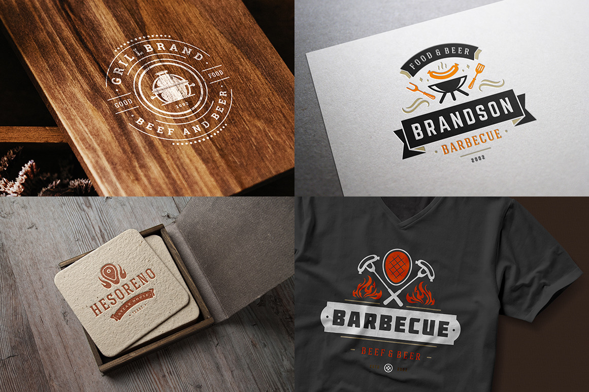 18 Barbecue Logos and Badges