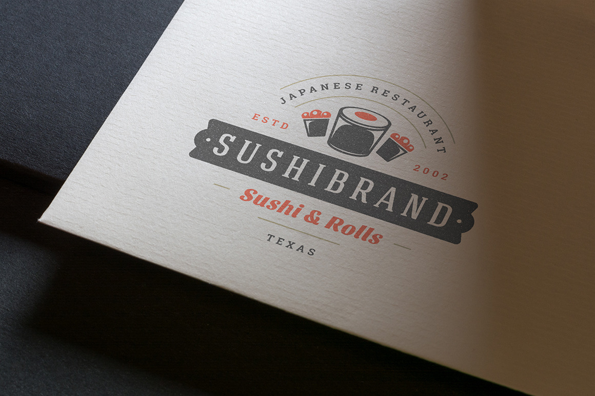 18 Sushi Bar Logos and Badges