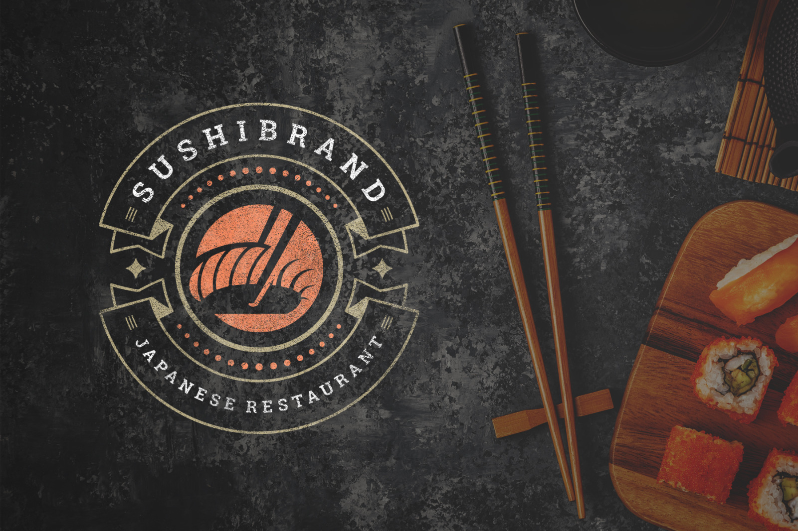 18 Sushi Bar Logos and Badges