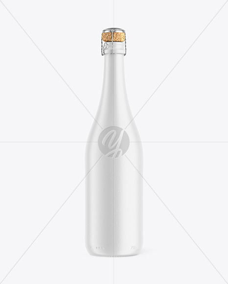 Ceramic Lambrusco Wine Bottle Mockup