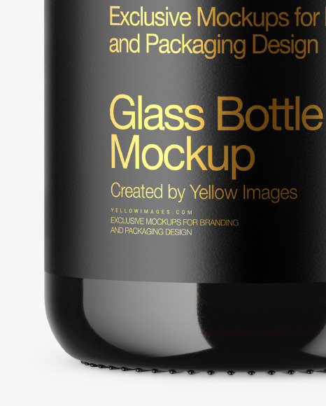 Cold Brew Coffee Bottle Mockup