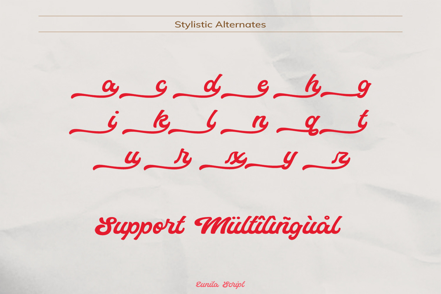 Eunila Script Eunila Script