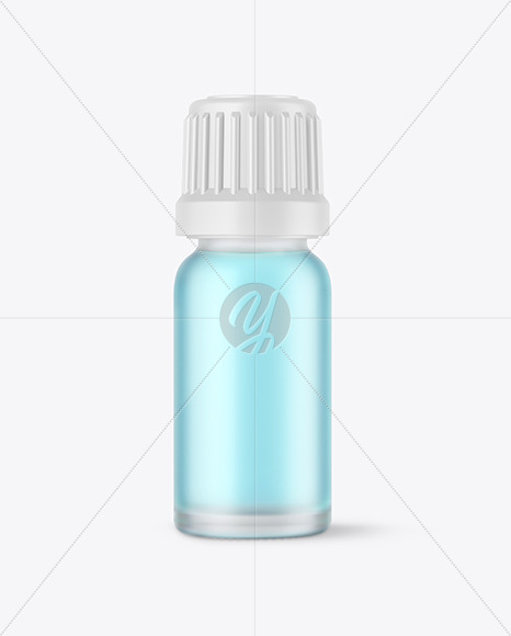 Frosted Glass Bottle Mockup